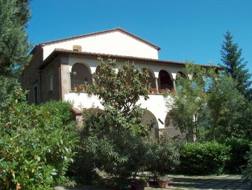 Villa Sant'Agnese, facade of the Ex Convent