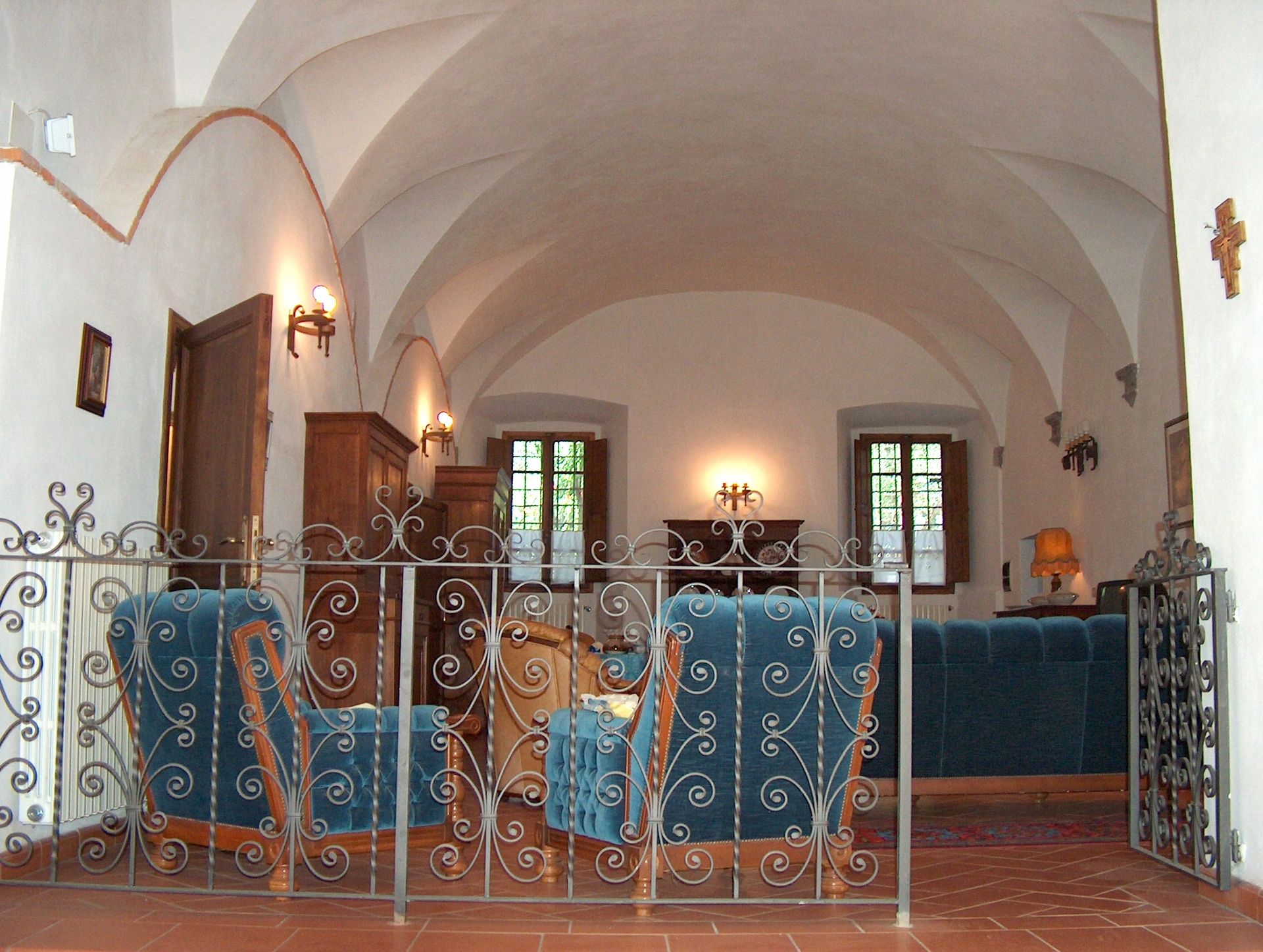 Villa Sant'Agnese, entry