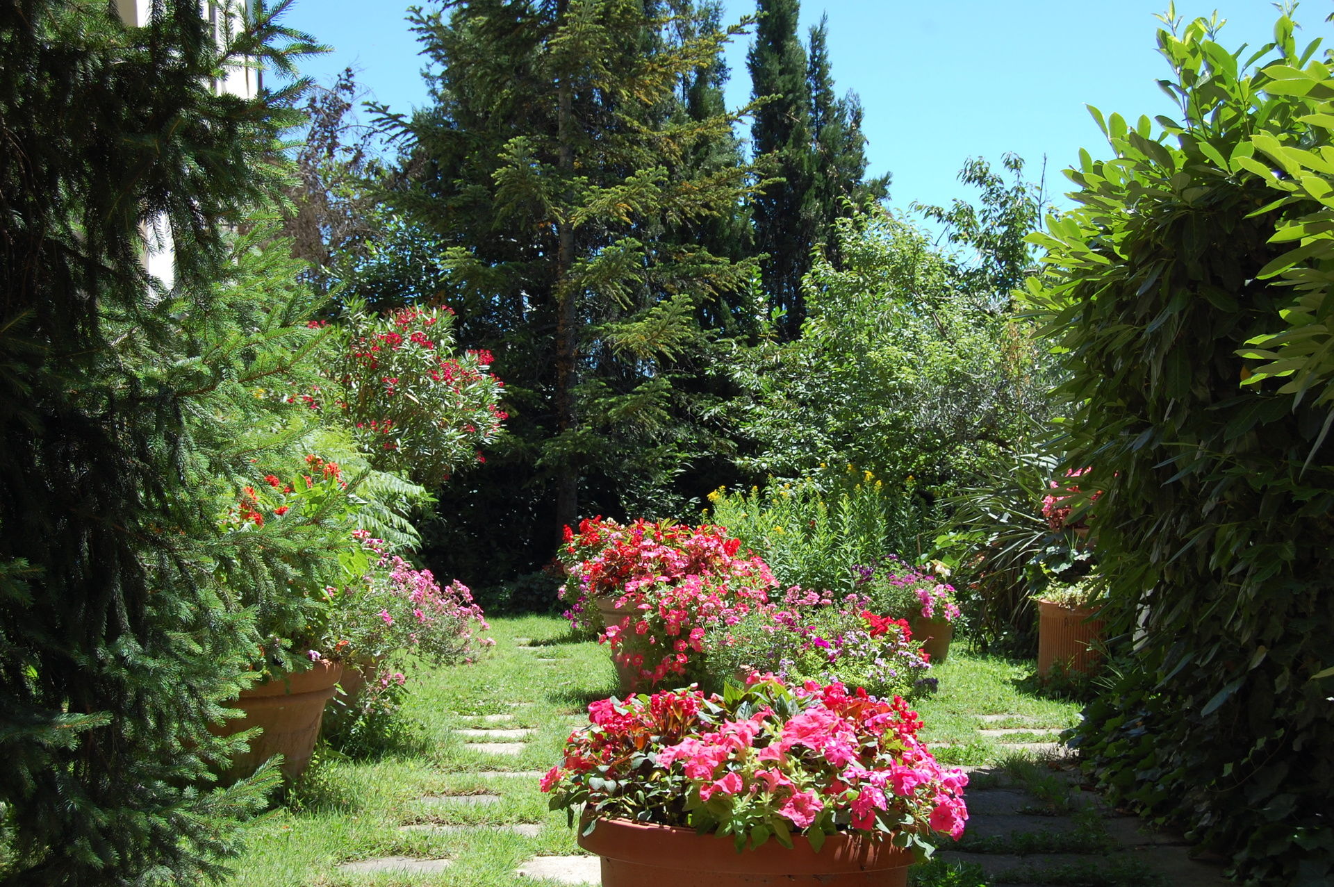 Villa Sant'Agnese, garden
