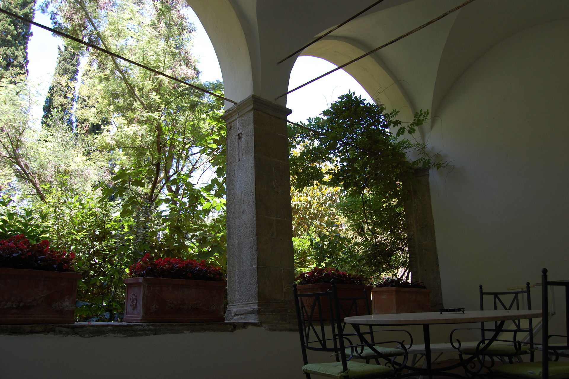 Villa Sant'Agnese, loggia